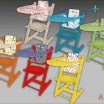 High chairs for toddlers at Arte Della Vita