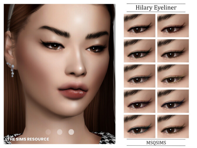 Hilary Eyeliner by MSQSIMS at TSR