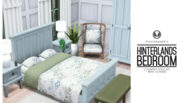 Hinterlands Country Style Bedroom at Simsational Designs