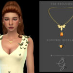 Honeybee Necklace by Glitterberryfly at TSR