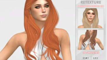 Hummingbird Hair Retexture by remaron at TSR