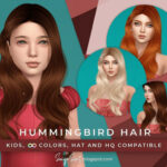 Hummingbird Hair for KIDS by SonyaSims at TSR