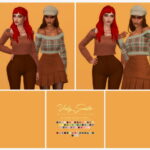 ICKY cute cropped sweater at Candy Sims 4