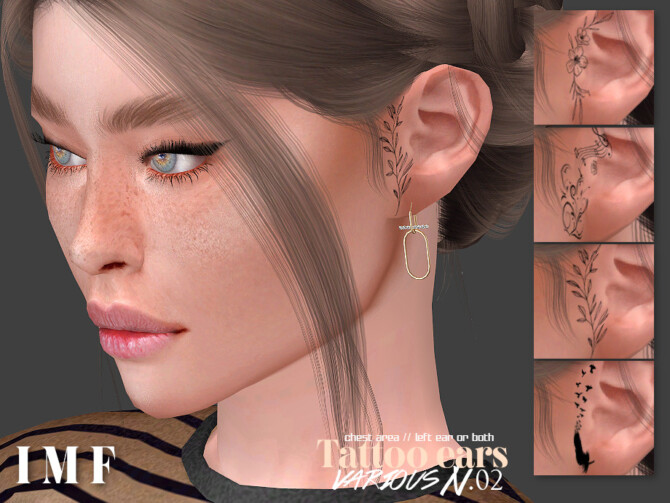 IMF Tattoo Ears Various N.02 by IzzieMcFire at TSR