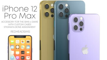 IPHONE 12 PRO MAX + CASES + AIR PODS PRO at REDHEADSIMS