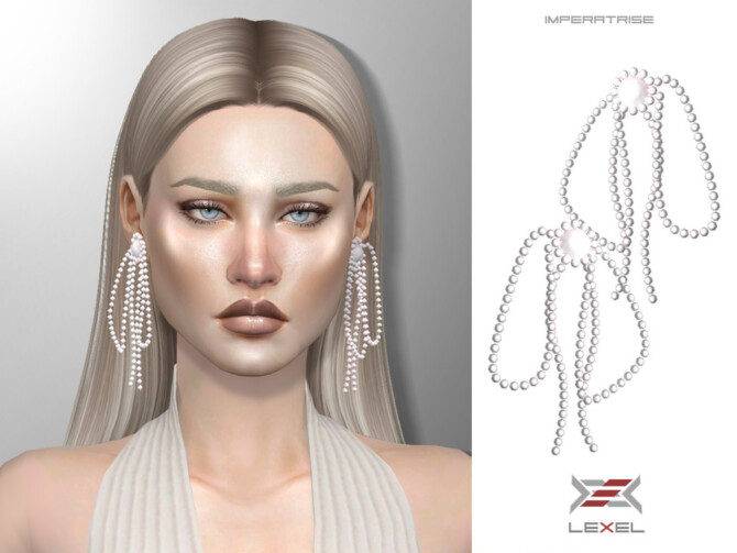 Imperatrice earrings by LEXEL at TSR