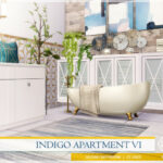 Indigo Apartment Bathroom II by Lhonna at TSR