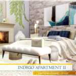 Indigo Apartment Bedroom by Lhonna at TSR