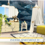 Indigo Apartment Child Bedroom by Lhonna at TSR