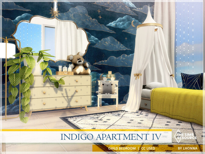 Indigo Apartment Child Bedroom by Lhonna at TSR