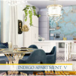 Indigo Apartment Kitchen And Dining by Lhonna at TSR