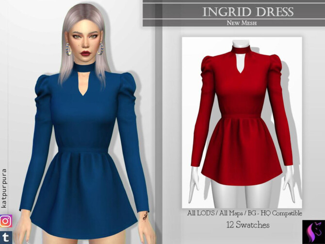 Ingrid Dress by KaTPurpura at TSR