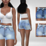 Izzy Shorts by Puresim at TSR