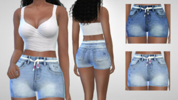 Izzy Shorts by Puresim at TSR