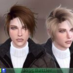 J035 Battler hair for males at Newsea Sims 4