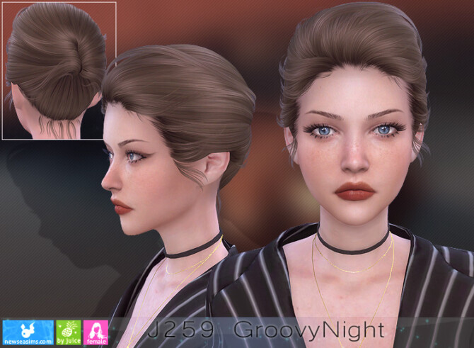 J259 GroovyNight hair (P) at Newsea Sims 4