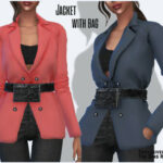 Jacket with bag by Sims House at TSR