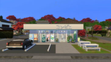 Japanese Convenient Store (Conbini) by halfasianbanana at Mod The Sims 4