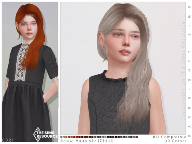 Jenna Hairstyle [Child] by DarkNighTt at TSR