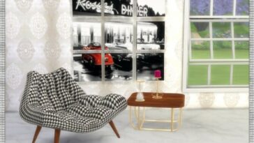 Jenson armchair by Oldbox at All 4 Sims