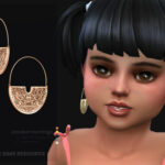 Jezabel earrings for toddlers by sugar owl at TSR