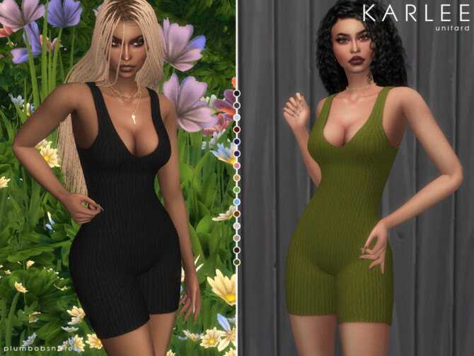 KARLEE unitard by Plumbobs n Fries at TSR