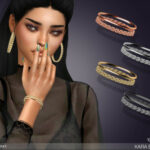 Kara Bracelet (right wrist) by feyona at TSR