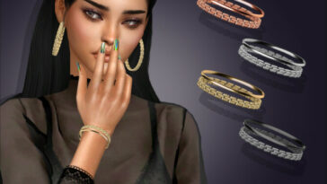 Kara Bracelet (right wrist) by feyona at TSR