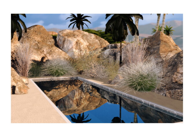 Kintamani floors & mirror pool water at Sundays Sims