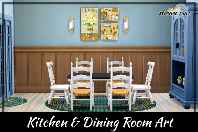 Kitchen & Dining Room Art at Strenee Sims