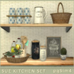 Kitchen decor Sue at pqSims4