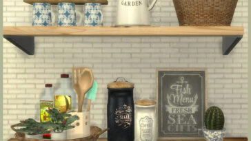 Kitchen decor Sue at pqSims4