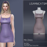 LMCS Min Dress by Lisaminicatsims at TSR