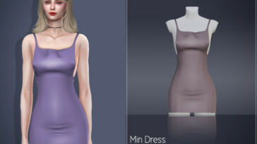 LMCS Min Dress by Lisaminicatsims at TSR