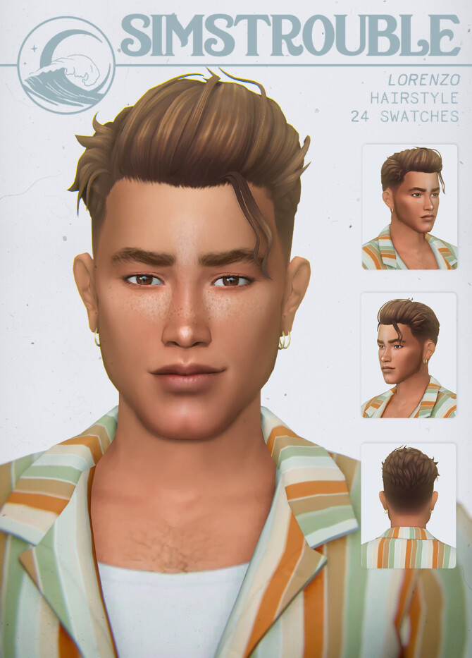 LORENZO hair at SimsTrouble