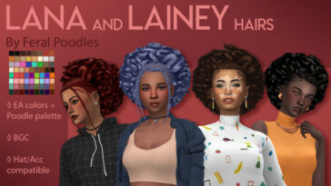 Lainey Hair by feralpoodles at TSR