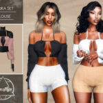 Laura Set Blouse by Camuflaje at TSR