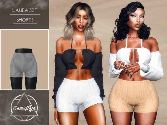 Laura Set Shorts by Camuflaje at TSR