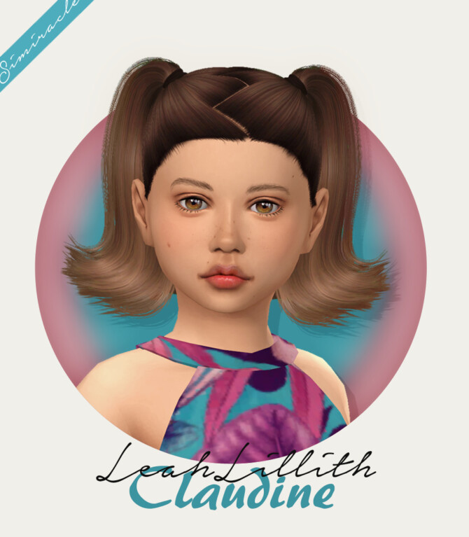 LeahLillith Claudine Hair Kids Version at Simiracle