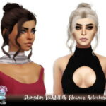 LeahLillith Eleanor Hair Retexture at Shimydim Sims