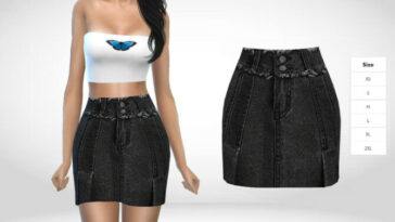 Leena Skirt by Puresim at TSR