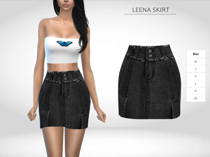 Leena Skirt by Puresim at TSR