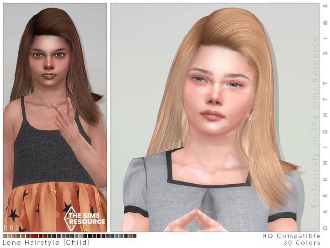 Lena Hairstyle [Child] by DarkNighTt at TSR