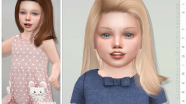 Lena Hairstyle Toddler by DarkNighTt at TSR