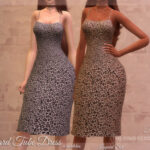 Leopard Tube Dress by Dissia at TSR