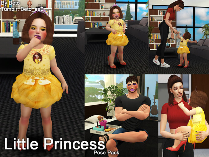 Little Princess (Pose pack) by Beto_ae0 at TSR