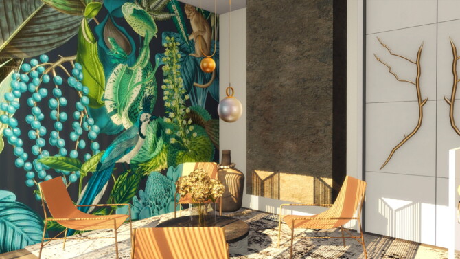 Little tropical mural collection at Simspiration Builds