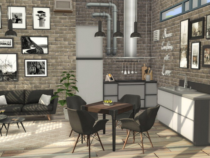 Living / Dining and Kitchen Room Manhatten by Flubs79 at TSR