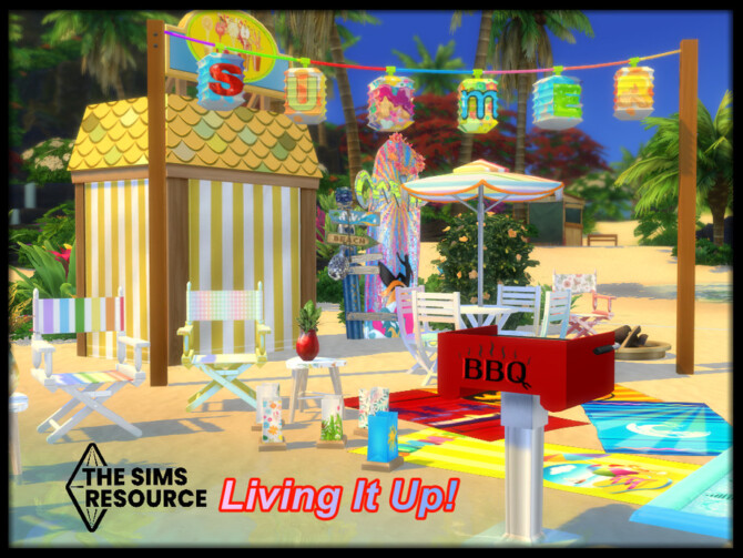 Living It Up Outdoor set by seimar8 at TSR