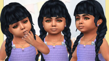 Long Messy Pigtails Toddler by drteekaycee at TSR